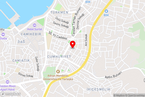 Yuksel Hotel - Hotel Location Map