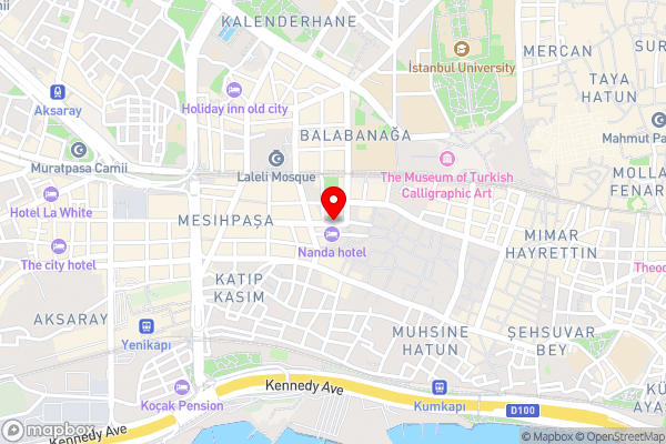 Yuksel Hotel - Hotel Location Map