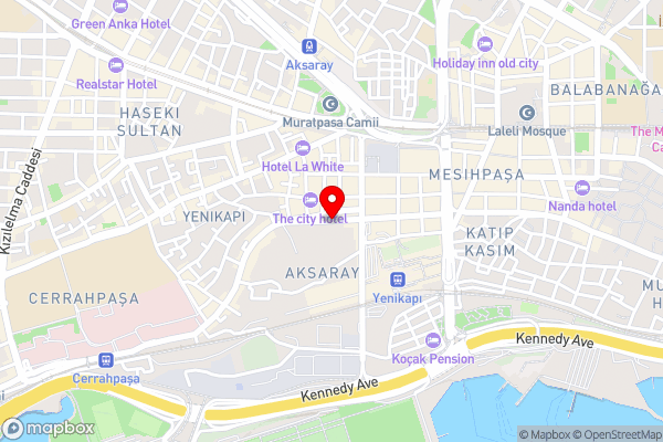 Yuksel Istanbul Yenikapı Hotel - Hotel Location Map