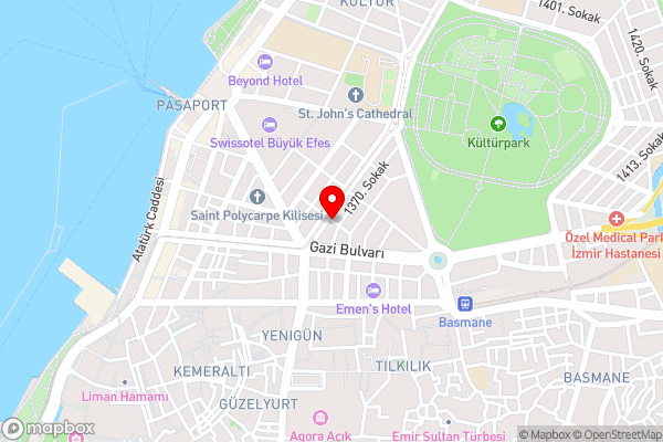 Yumukoglu Hotel - Hotel Location Map