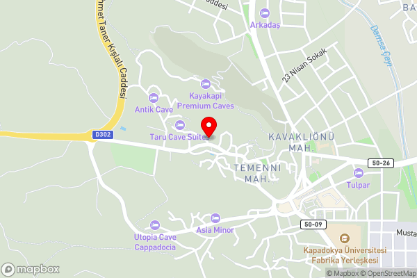 Yusuf Yigitoglu Konagi - Special Category - Hotel Location Map