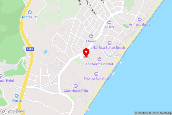 Zena Resort Hotel - Hotel Location Map