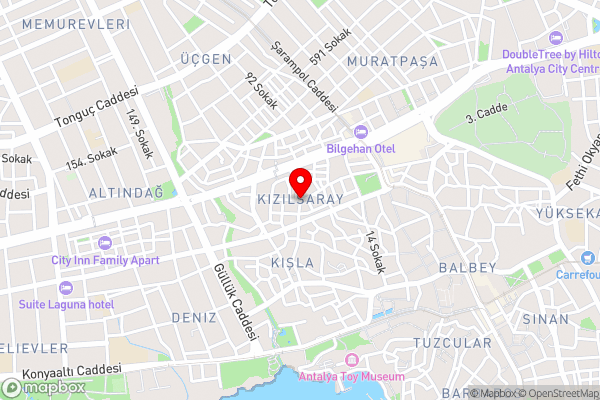 ZENİA OTEL - Hotel Location Map