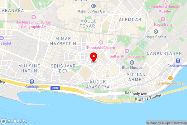 Zeyn Otel Istanbul - Hotel Location Map