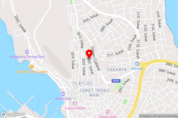Zeytin Apart Hotel - Hotel Location Map