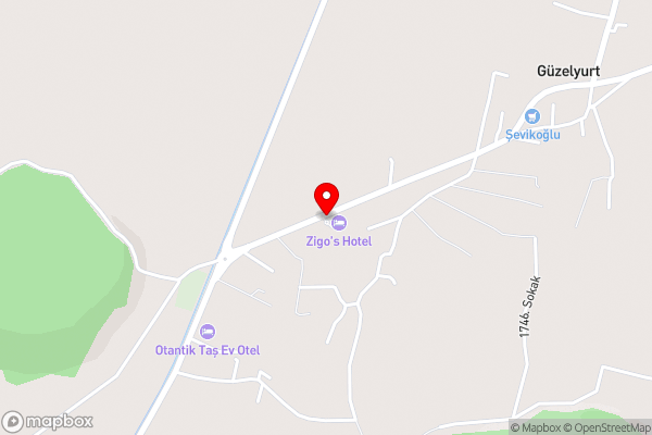 Zigo's Hotel - Hotel Location Map