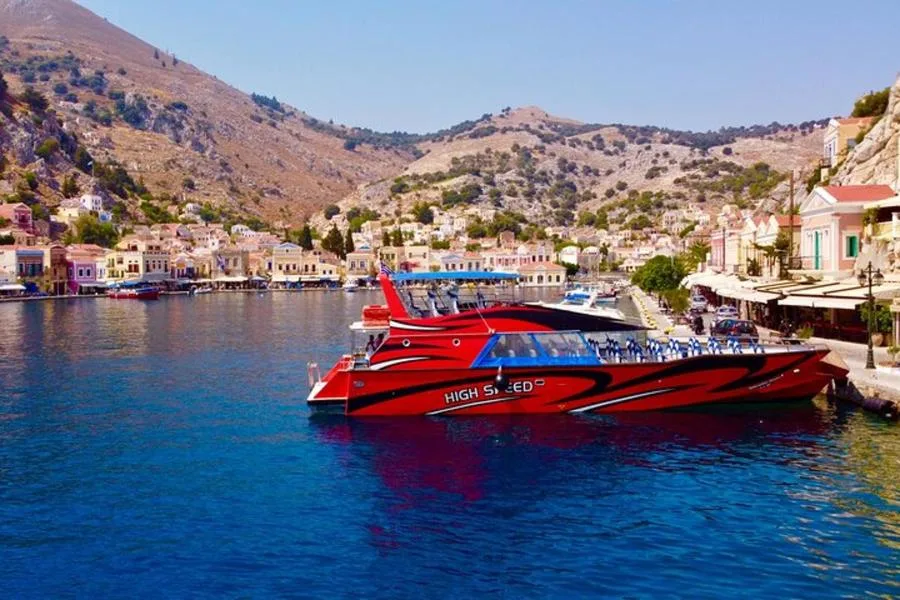 Hızlı Tekne Symi’ye doğru St. George Koyu’nda yüzme molası! (Sadece 1 saatlik yolculuk) – fotoğraf 1