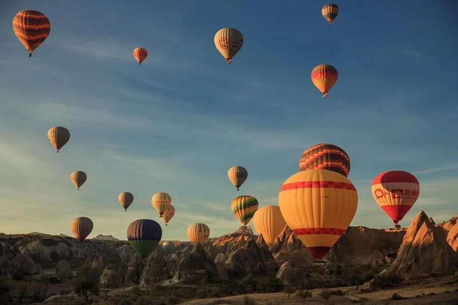 رحلة منطاد عند الشروق مع النقل من الفندق: 60 دقيقة – الصورة 2