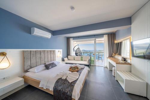 Deluxe Çift Kişilik Oda - Balkonlu, Deniz Manzaralı