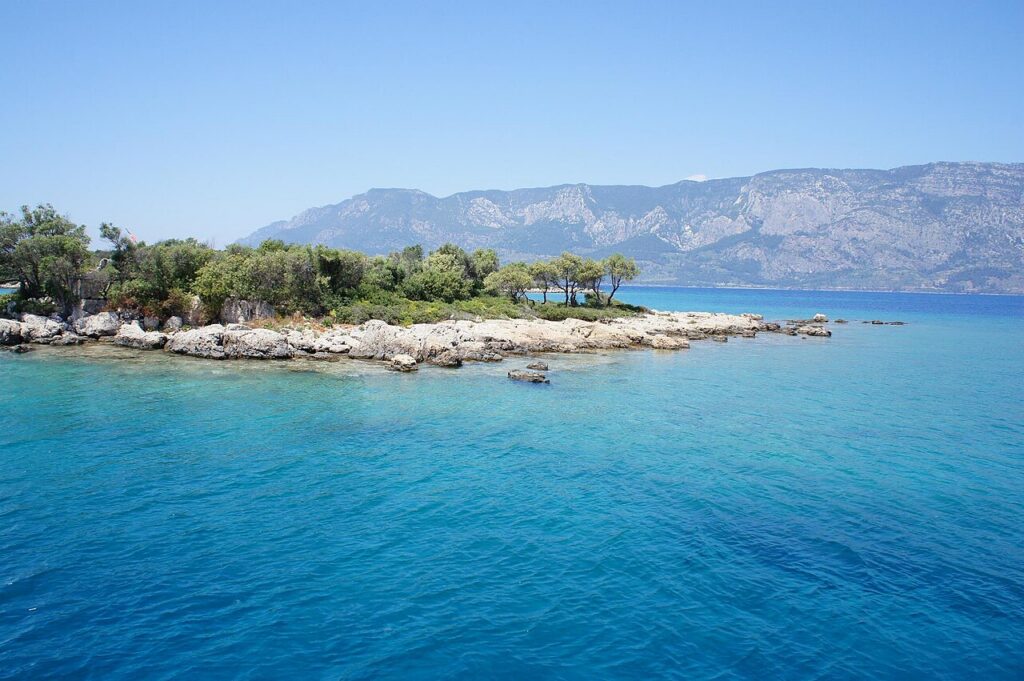 Gökova Körfezi'nde Sedir Adası