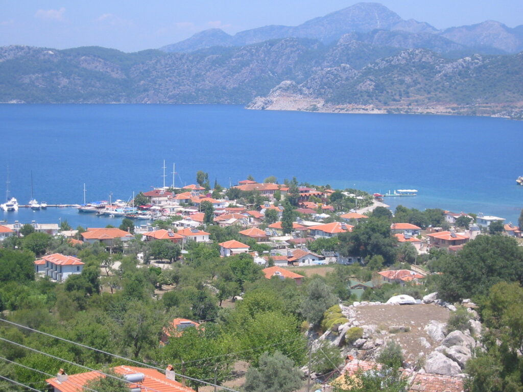 Selimiye bay and village near Marmaris