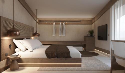 Deluxe Çift Kişilik veya İki Yataklı Oda - Bahçe Manzaralı