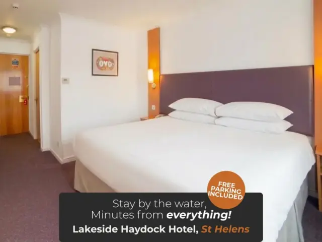 OYO Lakeside Haydock Hotel, St Helens, A580 East Lancs, Garswood Old Road
