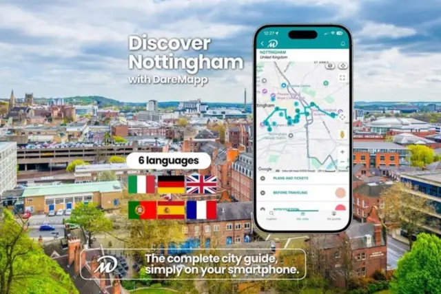 Nottingham’ın En İyileri: Cep telefonunuzla özel rehberli tur.