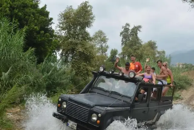 Alanya Jeep Safari: Su Eğlencesi, Loş Nehirde Öğle Yemeği ve Loş Mağara